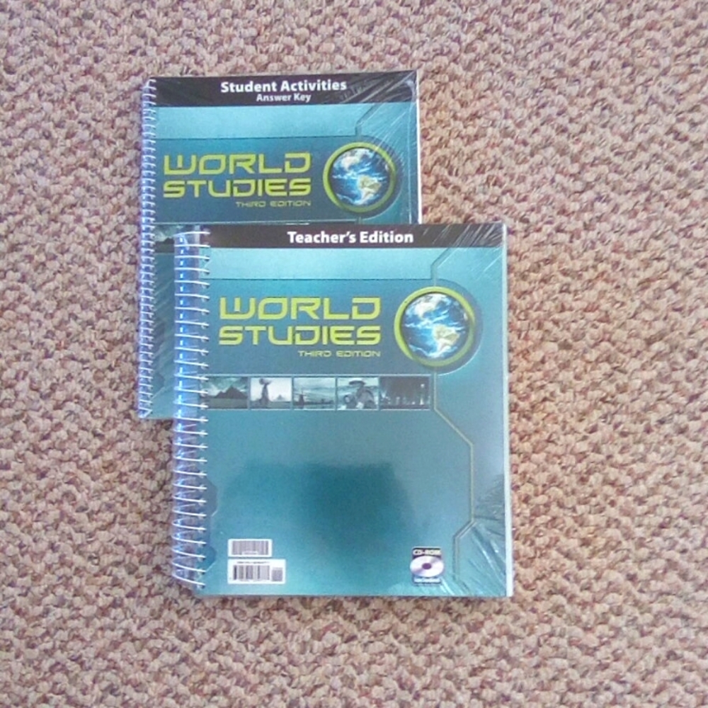 BJU press world studies teacher books